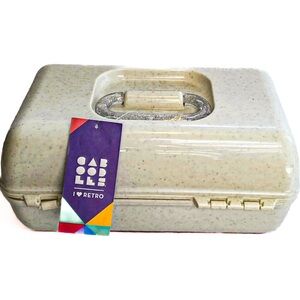 NWT Caboodles I Love Retro On-The-Go-Girl Makeup Case